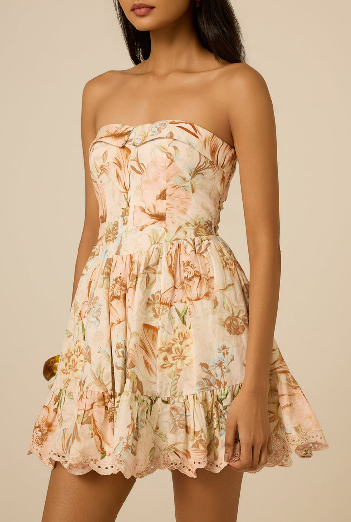 Robe Courte Épaules Dénudées